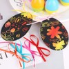 Faburo 30pcs Easter Scratch Art Egg Decorations Papers Crafts Gifts
