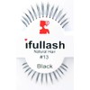 #13, 6 Pairs ifullash 100% Human Hair Eyelashes