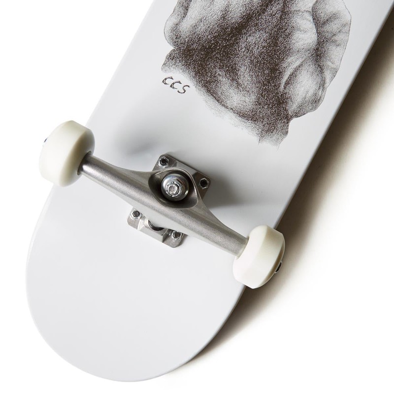 [CCS] Smile on The Surface Skateboard Complete - White -