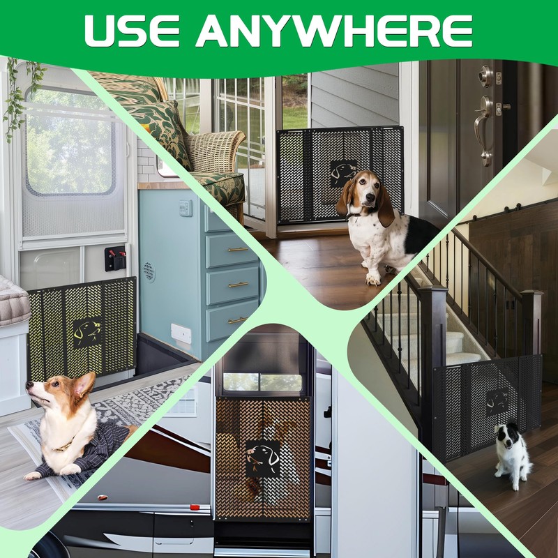 Aluminum RV Screen Door Protector for Dogs, Camper Door Screen