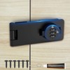 I-EASYDWW Keyless Cabinet Combination Lock, 3-Digit Password Twist Knob Hasp