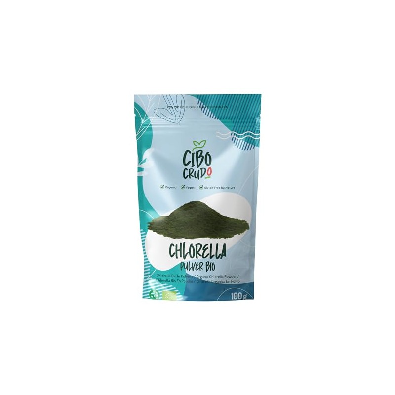 Organic Chlorella Powder - 100 g. Chlorella Algae Powder Made