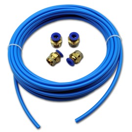 Festo PEN 6 x 1 Pneumatic Hose Diameter 6 mm 5 Metres Including 4 Push-Fit Fittings 1/4 Inch