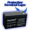 PowerStar HIGH RATE 9AH BATTERY Compatible with apc ES500,ES550,LS500,RBC110,RBC2 12V