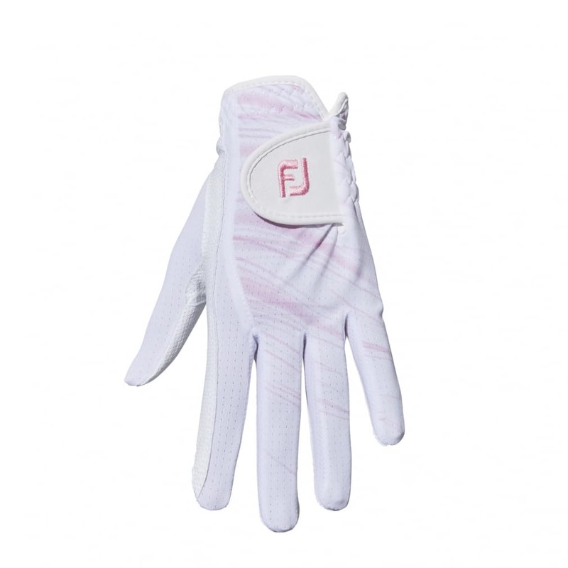 FootJoy Stay Cool EX Golf Gloves, multicolor (white / pink)