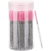 Tbestmax 100 Pcs Cepillo Desechable para Pestañas, Varitas de Mascara