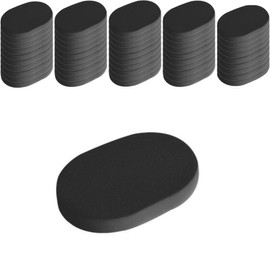 Wishworld Advanced Cleansing Sponge 13T, Black, 50 Pieces / 위시월드 고급 클렌징 해면 스펀지 13T, 블랙, 50개