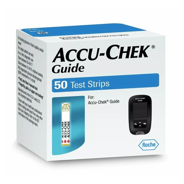 Accu-chek Guide Tiras Reactivas Caja Con 50 Para Glucometro