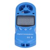 3V Digital Anemometer Multipurpose Handheld Wind Speed Meter Blue Temperature