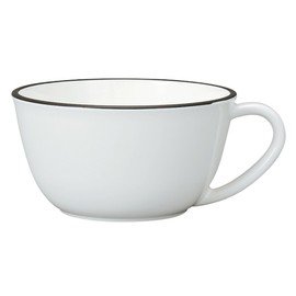 Yamanaka Lacquer Natural Japanese and Western Soup Cup, White M16616-3