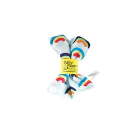 Original Baby Paper - Crinkle Teether and Sensory Toy for Babies and Infants | Rainbows | Non-Toxic, Washable | Great for Baby Showers