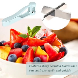 Grape Cutter Tool,Grape Tomato Cherry Strawberry Cutter Tools,Stainless Steel Blades Quarter Grape Slicer,Grape Slicer for Baby,Fruit Slicer,Slicer Kitchen Gadget,Baby Stainless Steel Kitchen Gadgets