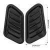 XUKEY Carbon Universal Car Decorative Air Flow Intake Scoop Bonnet