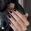 Cherry Red Quick Dry Nail Polish, Black Red Chip Resistant