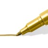 Staedtler Metallic Marker - Gold (Pack Of 10)