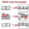 Rail Set - Compatible with Leading Duplo Bricks - Includes
