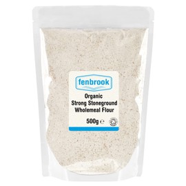 Organic Strong Stoneground Wholemeal Flour 500g | Certified Organic by Fenbrook Organic