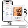 ThermoPro TP910 650FT Bluetooth Meat Thermometer for Smokers, Rechargeable Wireless