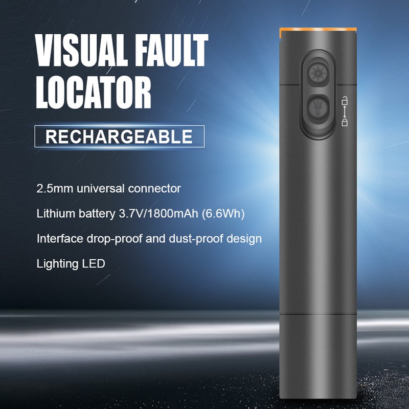 Handheld 10mw Fiber Optic Tester Portable Pen Type Red Light