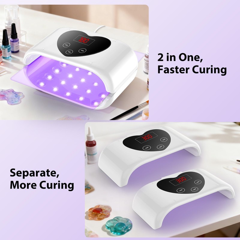 Winartton UV Light for Resin Curing - Double Sided UV