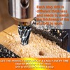 Four Spiral Flute Step Drill Bit for Metal,M35 Cobalt Unibit