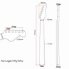 21 Fret Electric Guitar Neck Maple Neck Fretboard for Guitar