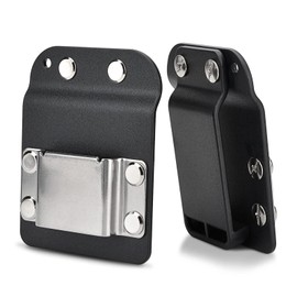 Drill Holder for Tool Belt, Stainless Steel Tape Measure Clip, Tape Measure Hand Tools Drill Belt Clip for Belts Width Up to 2 Inch