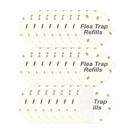 20 Pack Flea Trap Refill Discs Replacement Glue Boards, 7.1" Sticky Pads for Most Models Flea Bed Bug Traps for inside Your Home