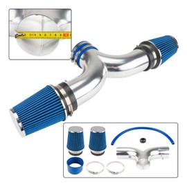 Torchtree Cold Air Intake Kit with Filter Heat Shield for 2002-2007 R-a-m 1500 (Blue)