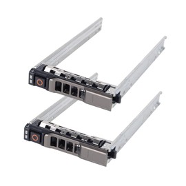 Hard Drive Tray Caddy 2.5 SSD Bracket G176J Hard Drive Bracket Compatible with Dell PowerEdge R410 R610 R710 R620 R720 T320 T420 R630 R730 T440 T640, 2 Pack