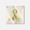 Unbranded Autism Awareness Day Ribbon Puzzle 4'' X 4'' Square