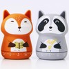 ELE DEPI 2 Pack Cute Kitchen Timer,100% Mechanical Timer for