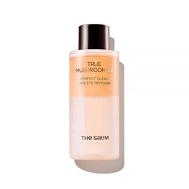 The Saem Lip & Eye Remover True Mushroom LX Perfect Clean 150ml 1 unit / 더샘 립 앤 아이 리무버 트루 머쉬룸 엘엑스 퍼펙트 클린 150ml 1개