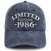 38th Birthday Gifts for Women Men, Limited Edition 1986 Hat,