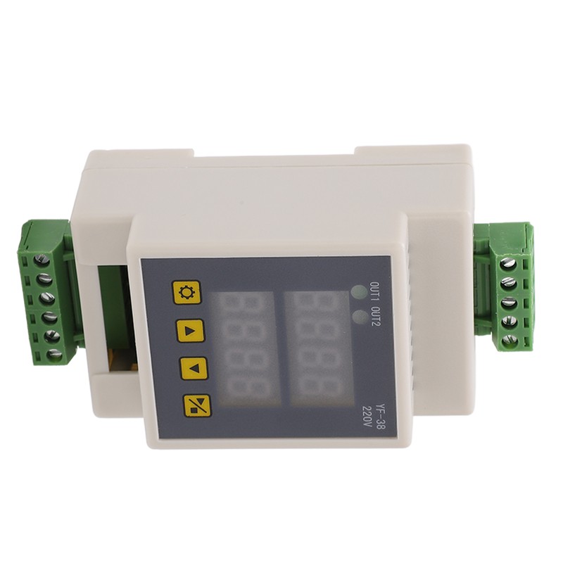 Timer Module 2 Channel Accurate LCD Screen ABS Delay Module