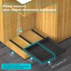 Expandable Pull Out Cabinet Organizer 17" Deep, Adhesive Pull Out