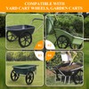 20” Flat Free Wheelbarrow Wheels and Tires, with 2.45” Centered