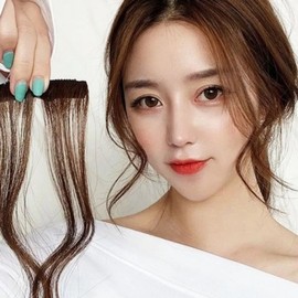Piece S Curl Hair 3 Piece Wig Straight Part Aegyo Hair (WFHBQ5M) / 피스 s컬 헤어 3개 가발 똑딱이 부분 애교머리 (WFHBQ5M)