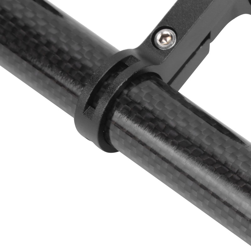 20CM Carbon Tube Bicycle Handlebar Extender Bracket Mount Bike Headlight