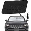 EcoNour Foldable Car Windshield Sun Shade/Umbrella Sun Shade Large 55"