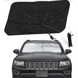 EcoNour Foldable Car Windshield Sun Shade/Umbrella Sun Shade Large 55" x 31" NEW