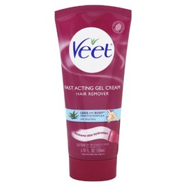 Veet Gel Cream Sensitive Formula Hair Remover With Aloe Vera And Vitamin E, 6.78 Ounce (Pack of 6)