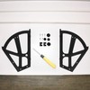 Tilt Fitting for Shoe Cabinets, Shoe Rack, Pack of 4