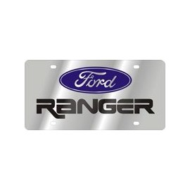 Eurosport Daytona- Compatible with -, Ford Ranger Stainless Steel License Plate
