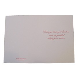 Religious Christmas Card 9 Pack ~ Winterberry Cardinal, Let Heaven and Nature Sing (5" x 7"; White Envelopes; 9-1)
