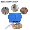 Shanrya Electric Ball Valve, CWX-15N-CR01-DC12V-DN15, Stainless Steel, Brass, Bronze, Motorized
