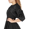 BlackButterfly Satin Bolero Jacket - Half Sleeve (Black, XL)