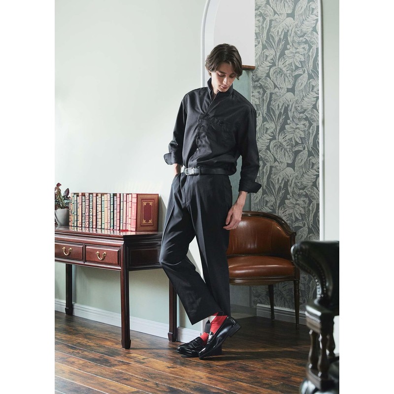 [NAIGAI Style] Standard 02352613 90° Crew Length Casual Socks, Unisex,