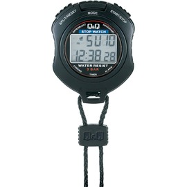 Quemex Dual Time Analog Leather Water Resistant Watch