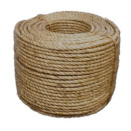 T.W Evans Cordage Co. 30-003 Rope, 3/8 in Dia, 600 ft L, Manila, Natural